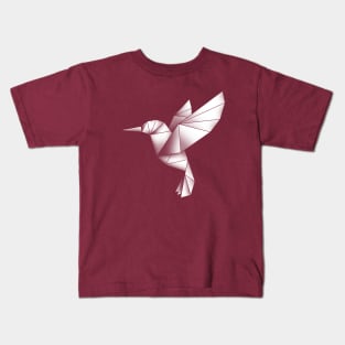 Origami hummingbird Kids T-Shirt